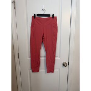 Avia Coral Rose High-Waist Leggings with Side Pockets